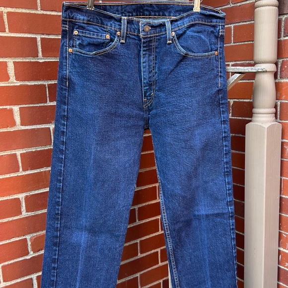 Men's classic Levi, 505 jeans, size 36/34, dark navy color - Picture 2 of 6